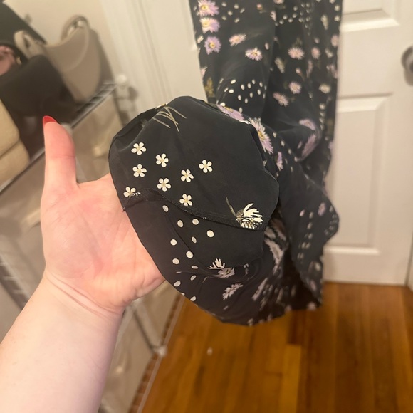 NWT Madewell Silk Eva Slip Dress in Polka Daisies - Picture 6 of 8